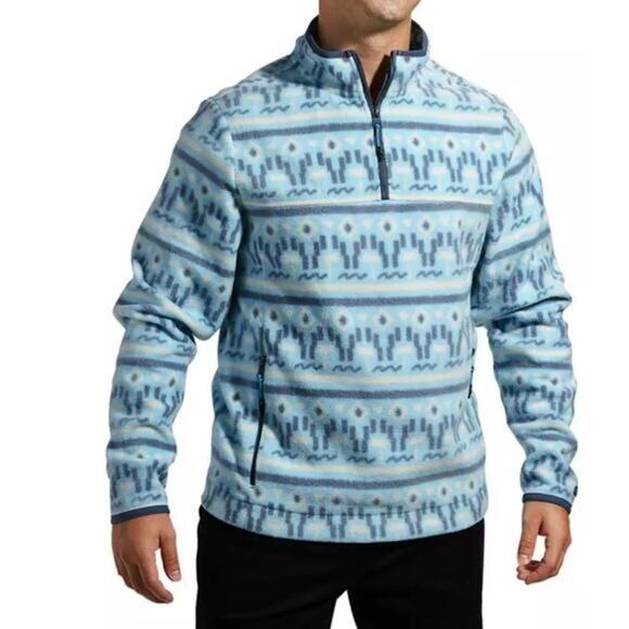 chubbies Other - NWT Chubbies The Sand Of Time Pullover Quarter Zip Sweatshirt Size Medium